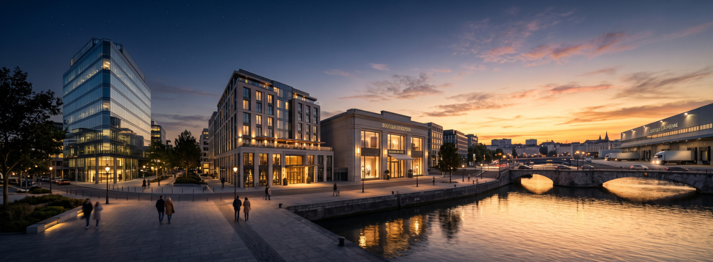 Actifs immobiliers européens de la SCPI Edmond de Rothschild Europa : logistique, commerces, hôtellerie